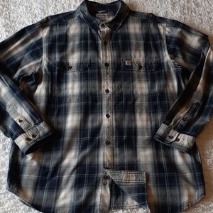 Carhartt Plaid Long Sleeve Men's XL